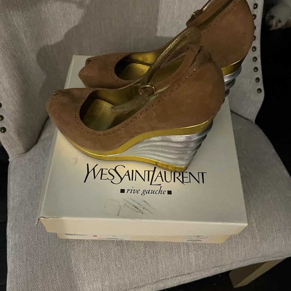 Vintage Yves Saint Laurent Womens wedges